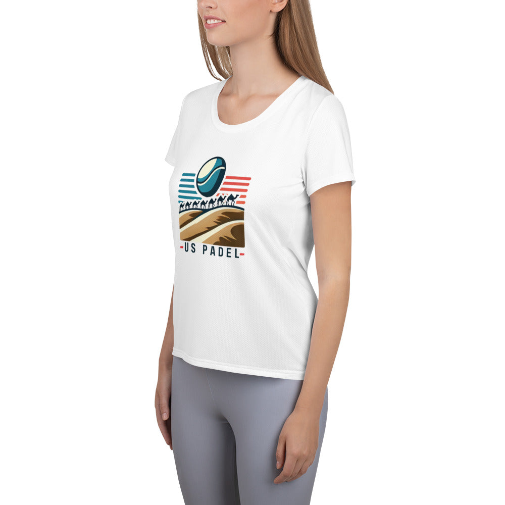 All-Over Print Women's Athletic T-shirt